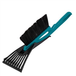 Щетка-сметка для снега со скребком 400 мм, бирюзовая Sparta