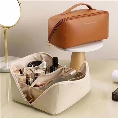 Kristaller Косметичка женская Charm suitcase, терракотовый
