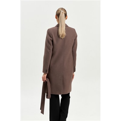 Пальто женское демисезонное 22420 (кофе)