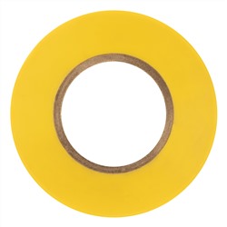 Изолента ПВХ, 19 мм х 20 м, желтая, 150 мкм Matrix