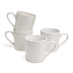 НАБОР КРУЖЕК  BRONCO "CHOICE WHITE" 400 МЛ =4 ШТ