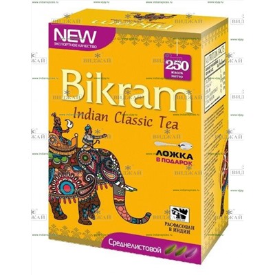 Чай чёрный среднелистовой индийский "Bikram"