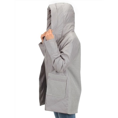 2348 GRAY Куртка демисезонная женская (тинсулейт)