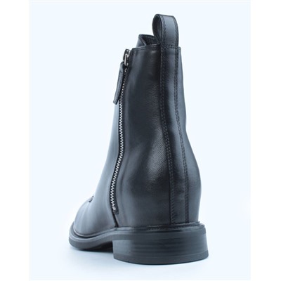 04-M3-1492 BLACK Ботинки зимние женские (натуральная кожа, натуральный мех)