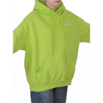 2620 LT. GREEN Худи женское (95% хлопок, 5% спандекс)