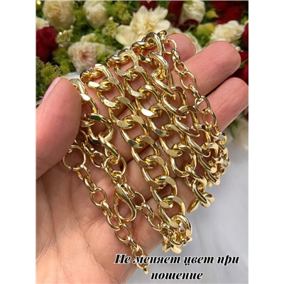 Пояс женский цепочка  универсальный цвет золото модель 7