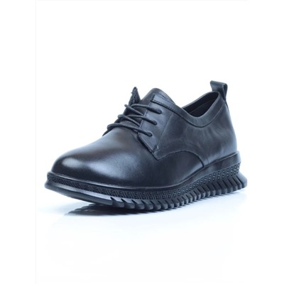 03-5906 BLACK Полуботинки женские (натуральная кожа)