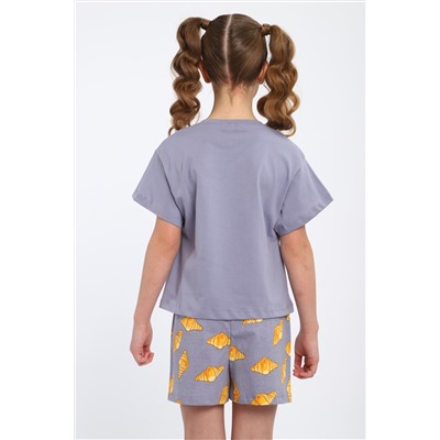 Пижама для девочки "Круассаны" арт. ПД-019-088