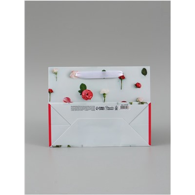 Пакет подарочный ламинированный, упаковка, «Ты прекрасна», MS 18×23×8 см