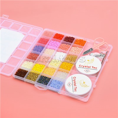 Набор создание украшений "Цветной стиль" 26 цв., в коробке