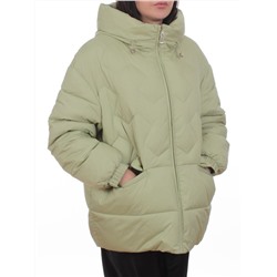 2309 LT. GREEN  Куртка зимняя женская (200 гр. холлофайбер)