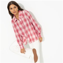 Рубашка свободного кроя, Цветущее очарование (яркая)