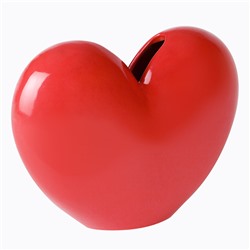 Ваза для цветов Love, 15,5 см, красная