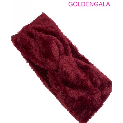 Повязка теплая меховая на голову ширина 12 см Арт 8 тип 1