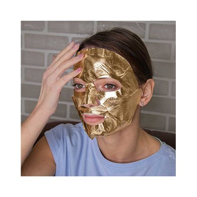 Трехкомпонентная лифтинговая золотая маска (5 гр+50 мл+маска) *10 шт Beauty Style