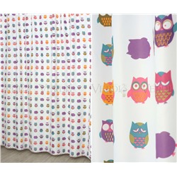 Сатен печать Совушки