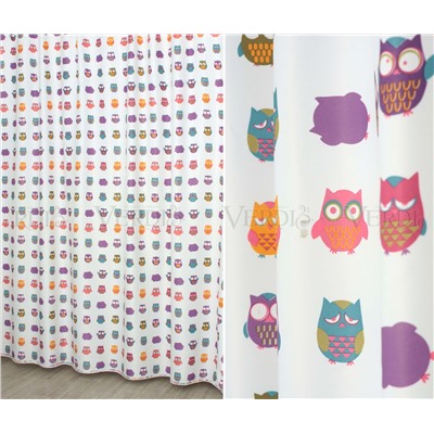 Сатен печать Совушки