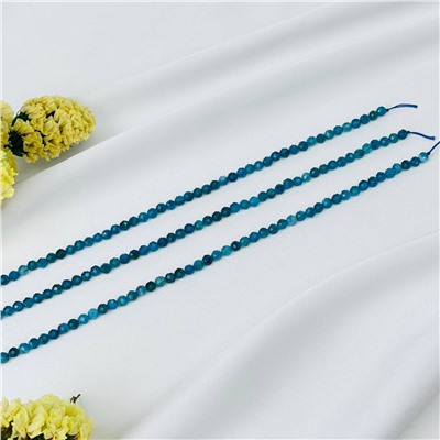 Радуга Самоцветов Бусины для рукоделия из Апатита огранка (Бразилия)