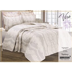 Жаккардовое Покрывало 240x260 см с 2-мя Наволочками 60x80 см Delux Seri - My Bed