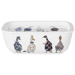 БЛЮДО С КРЫШКОЙ LEFARD "FAMILY FARM" ПРЯМОУГ. 19*13*6,5 СМ 740 МЛ (КОР=18ШТ.)