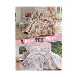 160x235 см. 2 шт. Покрывало Вафельное Care + Maylin Pembe