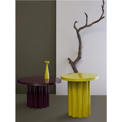 Столик приставной Vivlend, Ø43 см, лайм