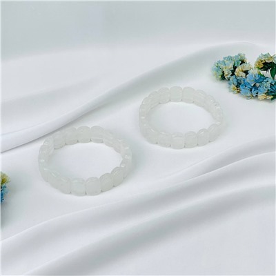 Радуга Самоцветов Браслет из молочного Кварца