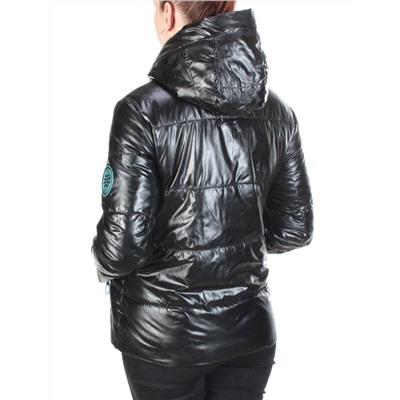 8262 BLACK Куртка демисезонная женская BAOFANI (100 гр. синтепон)