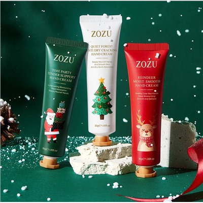 Набор кремов для рук Новогодний ZOZU, 5 шт. * 30 гр.