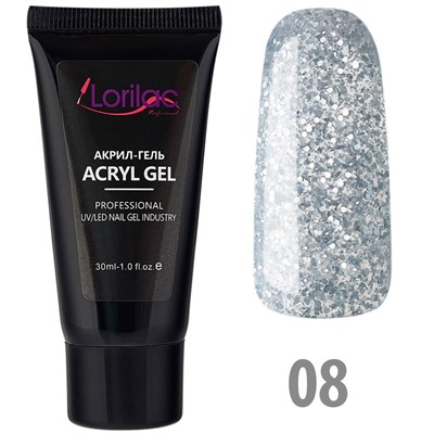 Акрил гель Lorilac 30 ml № 8