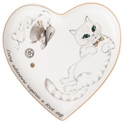 ТАРЕЛКА LEFARD "WONDERLAND" СЕРДЦЕ 15*2 СМ (КОР=72ШТ.)