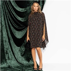 Платье с акцентными рукавами, Стильная эйфория