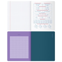 Комплект (12 шт.) предметных тетрадей 48л. BG "Monocolor. Element", ламинация soft-touch, выб. лак, 70г/м2, пенал