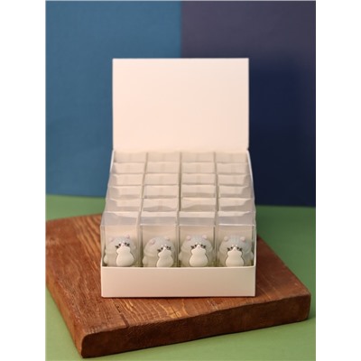 Точилка для карандашей "Grey cute cat", шоу-бокс 24 шт.