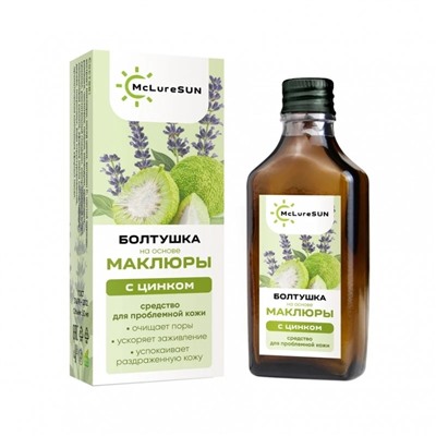 Болтушка на основе маклюры с цинком стекло, 50 мл, "McLureSun"