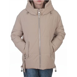 2387 BEIGE Куртка зимняя женская (150 гр. холлофайбер)