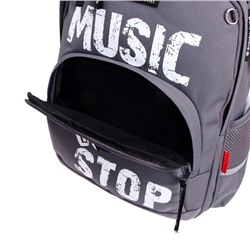Рюкзак молодежный Bruno Visconti 40×30×17 см, Music, пенал в подарок