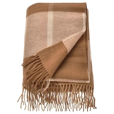 Плед светло-коричневый, MYRULL Throw Light Brown, произв. IKEA