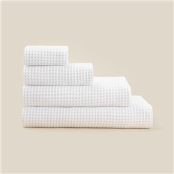 Полотенце вафельное SL HOME: Basic "Блан де Блан" 50х90 см, 100% хлопок, 340 г/м2