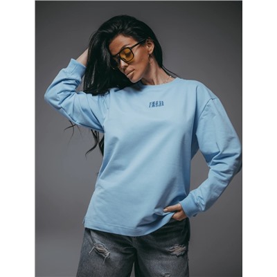 Свитшот Русь голубой Лт