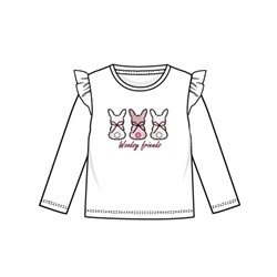 Лонгслив для девочки