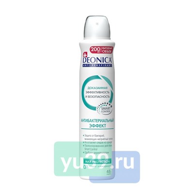 Антиперспирант-спрей DEONICA Антибактериальный эффект 200мл