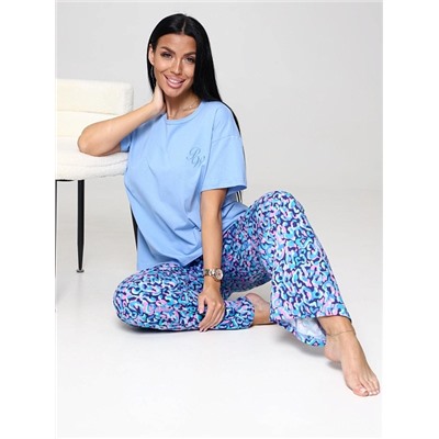 Женская пижама Ван Лобелия / голубой