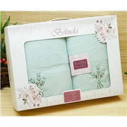 Набор Махровых Полотенец 70x140 + 50x90 см. 2 шт/уп. BATH BOUTIQUE - Belinda