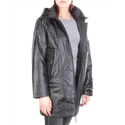 22-305 BLACK Куртка демисезонная женская AKiDSEFRS (100 гр.синтепона)