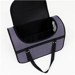 Сумка - переноска для животных, с люком, 46×28.5×29 см, микс цветов