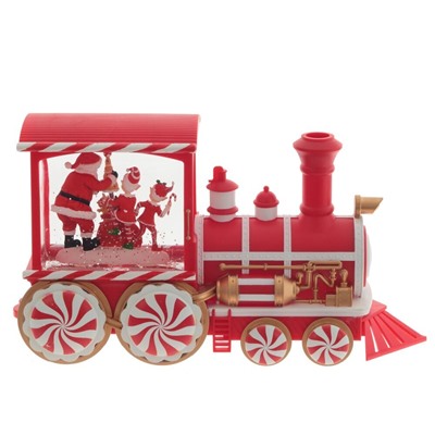 GAEM Изделие декоративное "Паровоз" (подсветка, вьюга, AAх3 н/п) L32 W11 H16 см