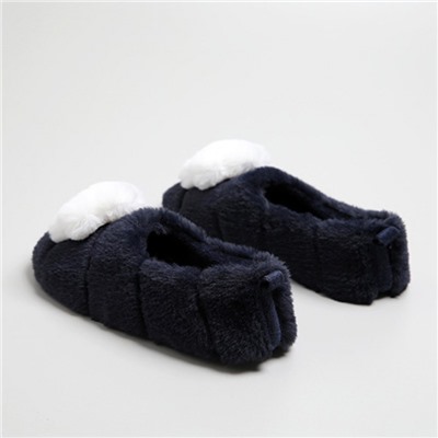 Тапочки «Махровые звёздочки» с задником