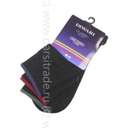 Носки мужские 5С-08СП 000 "DiWaRi" Classic Conte [3 пары] [вешалка] Дроп