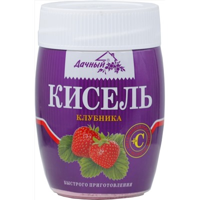 Вокруг света. Дачный кисель. Клубника 300 гр. пласт.банка